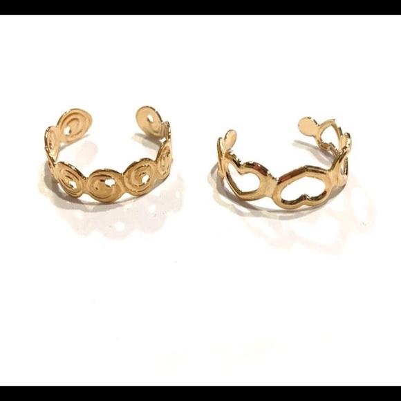 Hello Kitty Necklace Earrings Ring Jewelry Set Gold Tone Blue Bow - Picture 5 of 5